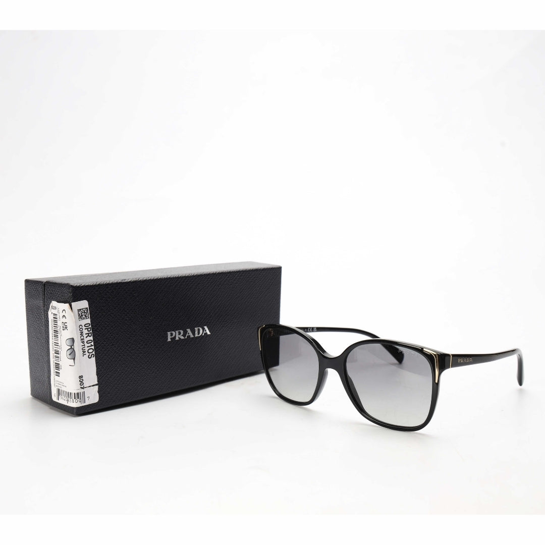 Prada Black Gradient Square Sunglasses