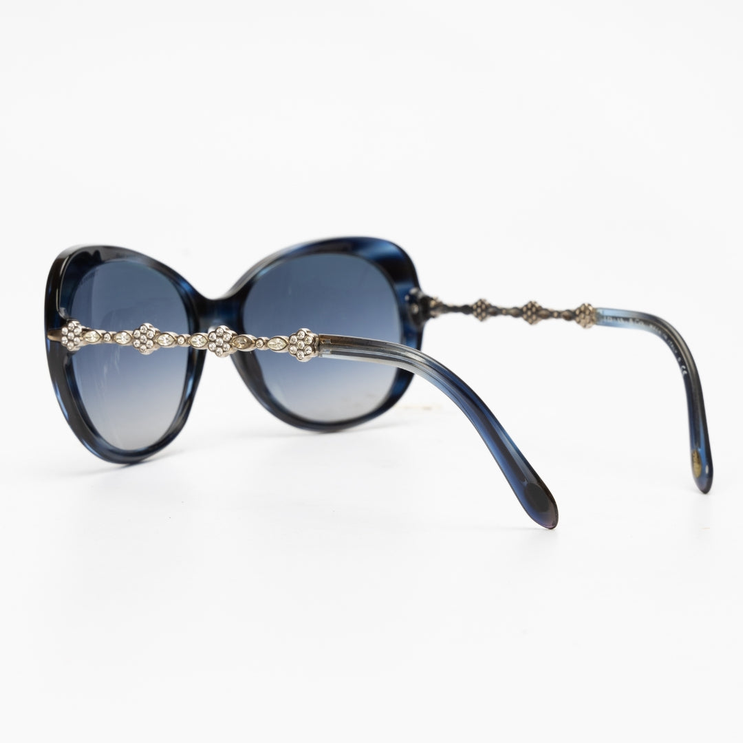 Tiffany & Co. Gradient Crystal Cat Eye Sunglasses