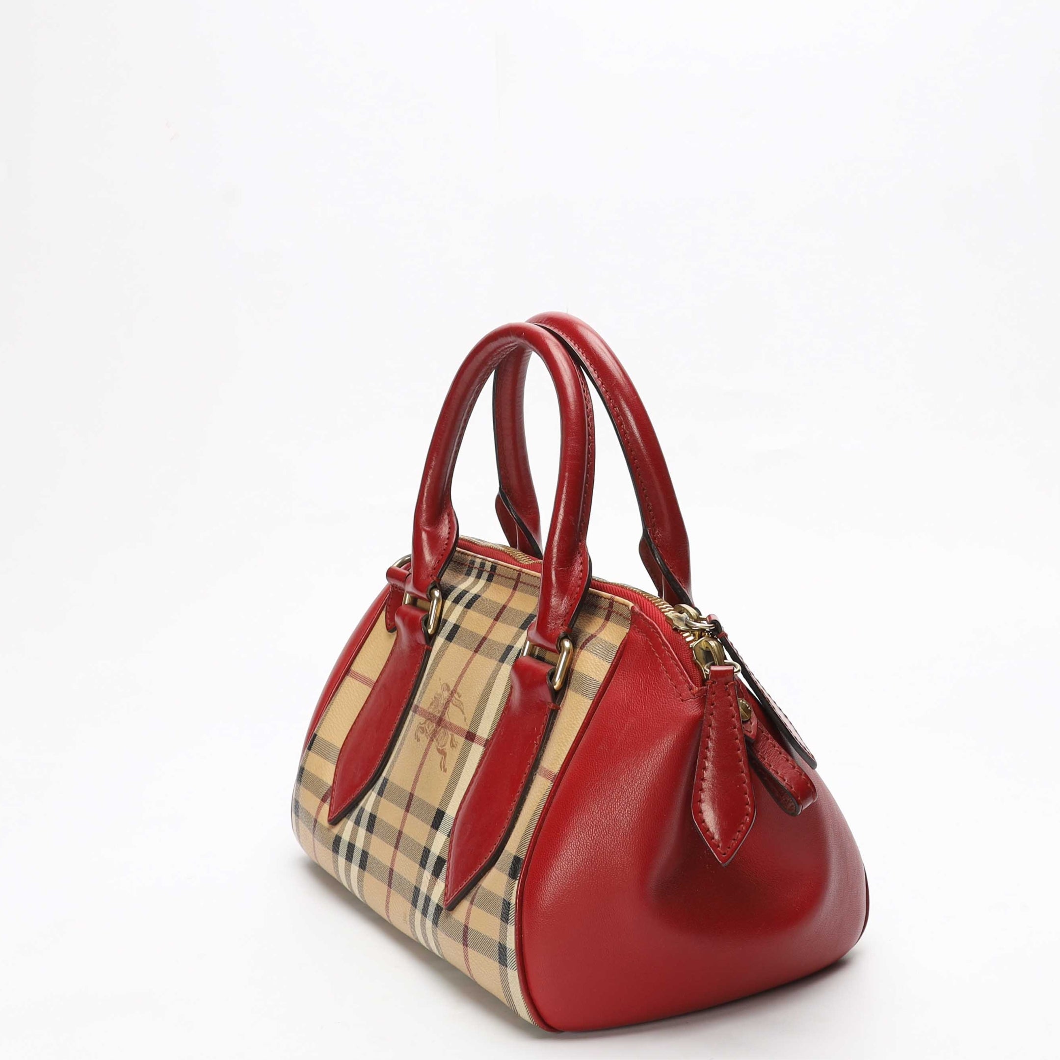 Burberry Haymarket Check Blaze Satchel Crossbody Bag