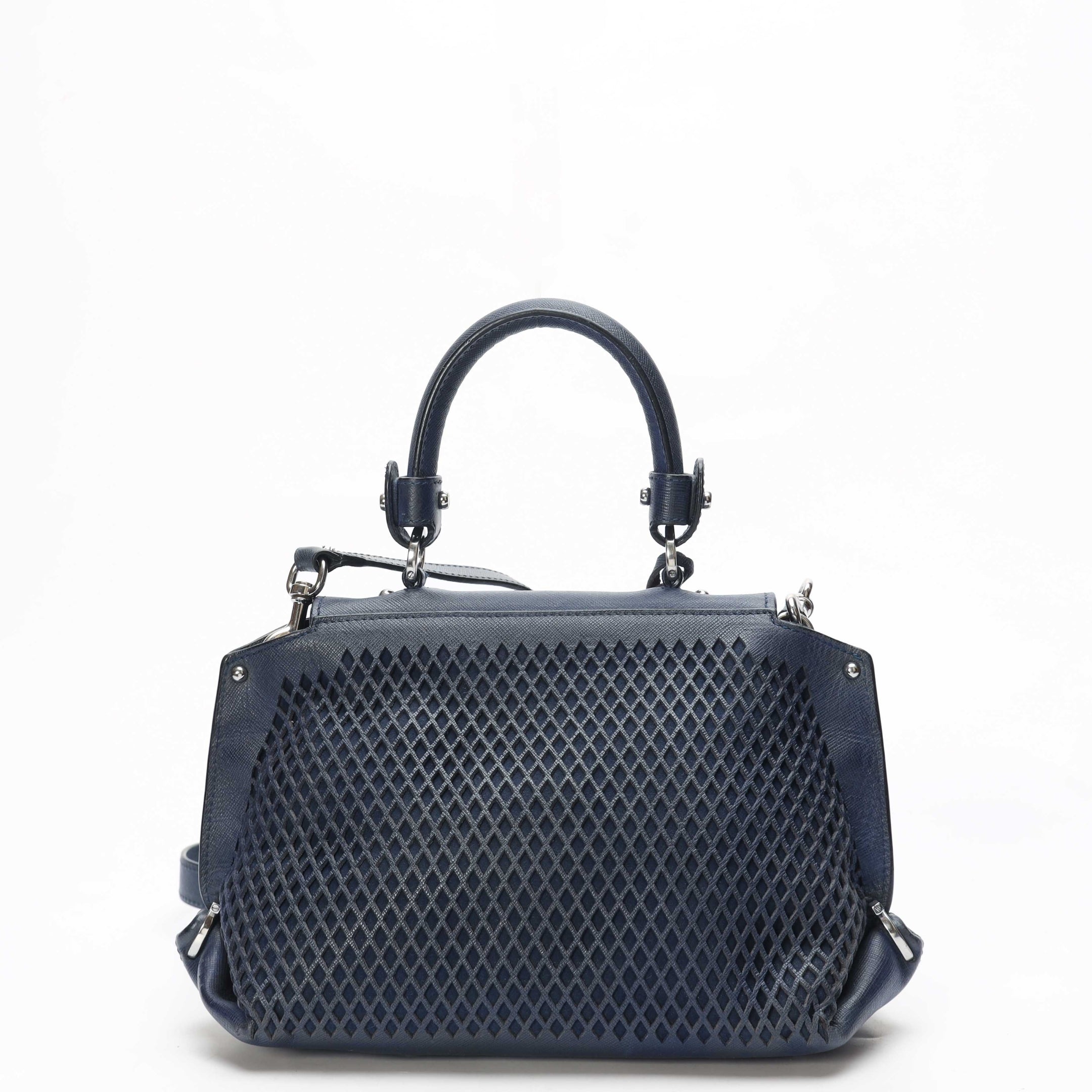Salvatore Ferragamo Lasercut Satchel