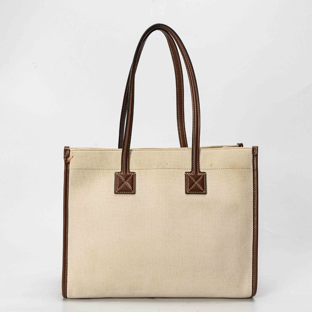 Burberry Cream Freya Tote