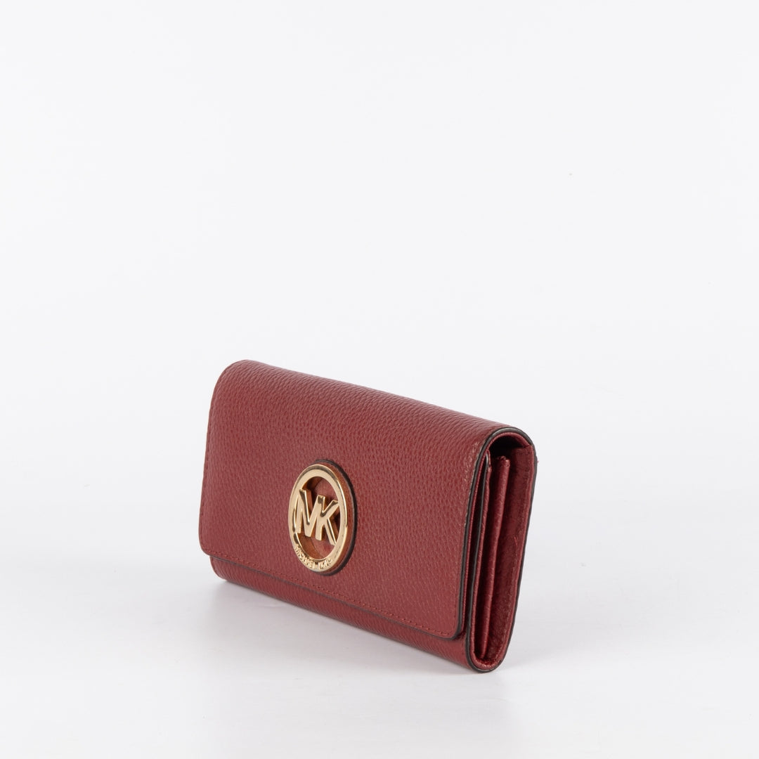 Michael Kors Leather Fulton Wallet