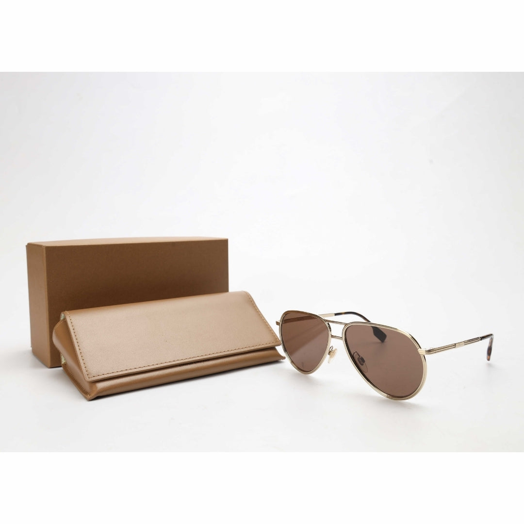 Burberry Brown Aviator Sunglasses