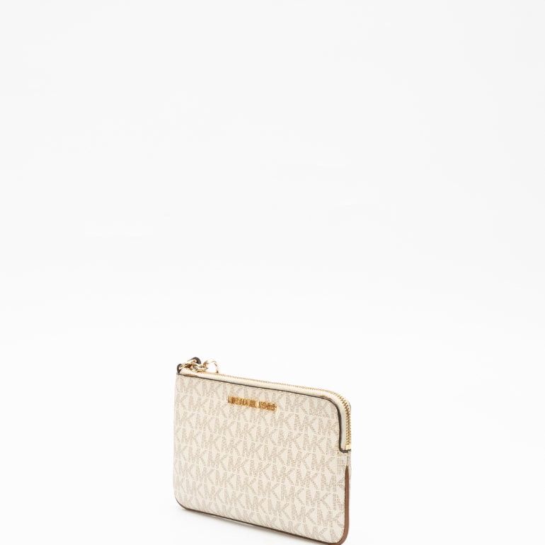 Michael Kors Jet Set Travel Top Zip Signature Wristlet