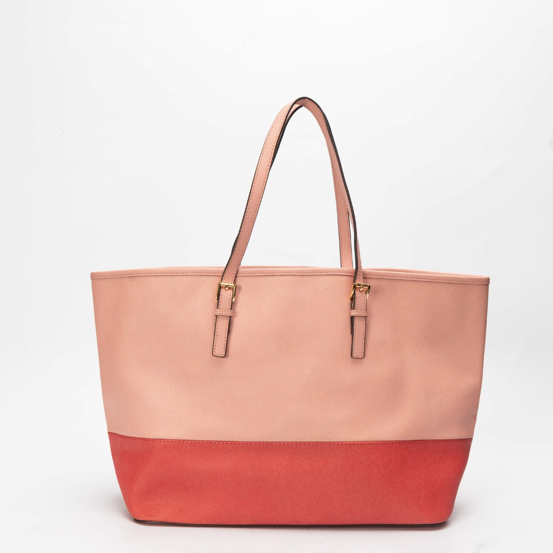Michael Kors Saffiano Leather Medium Jet Set Travel Tote