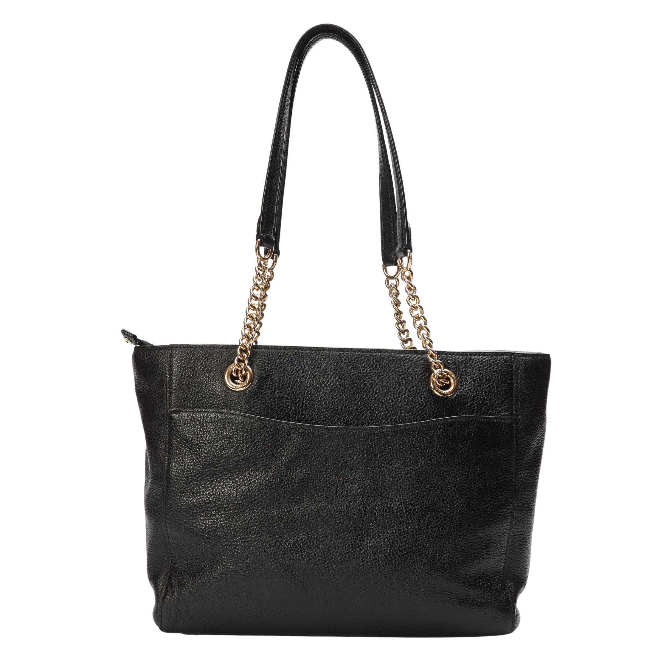 Coach Black Marlie Zip Tote