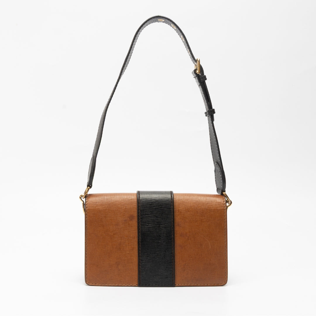Burberry Madison Buckle Flap Shoulder Bag