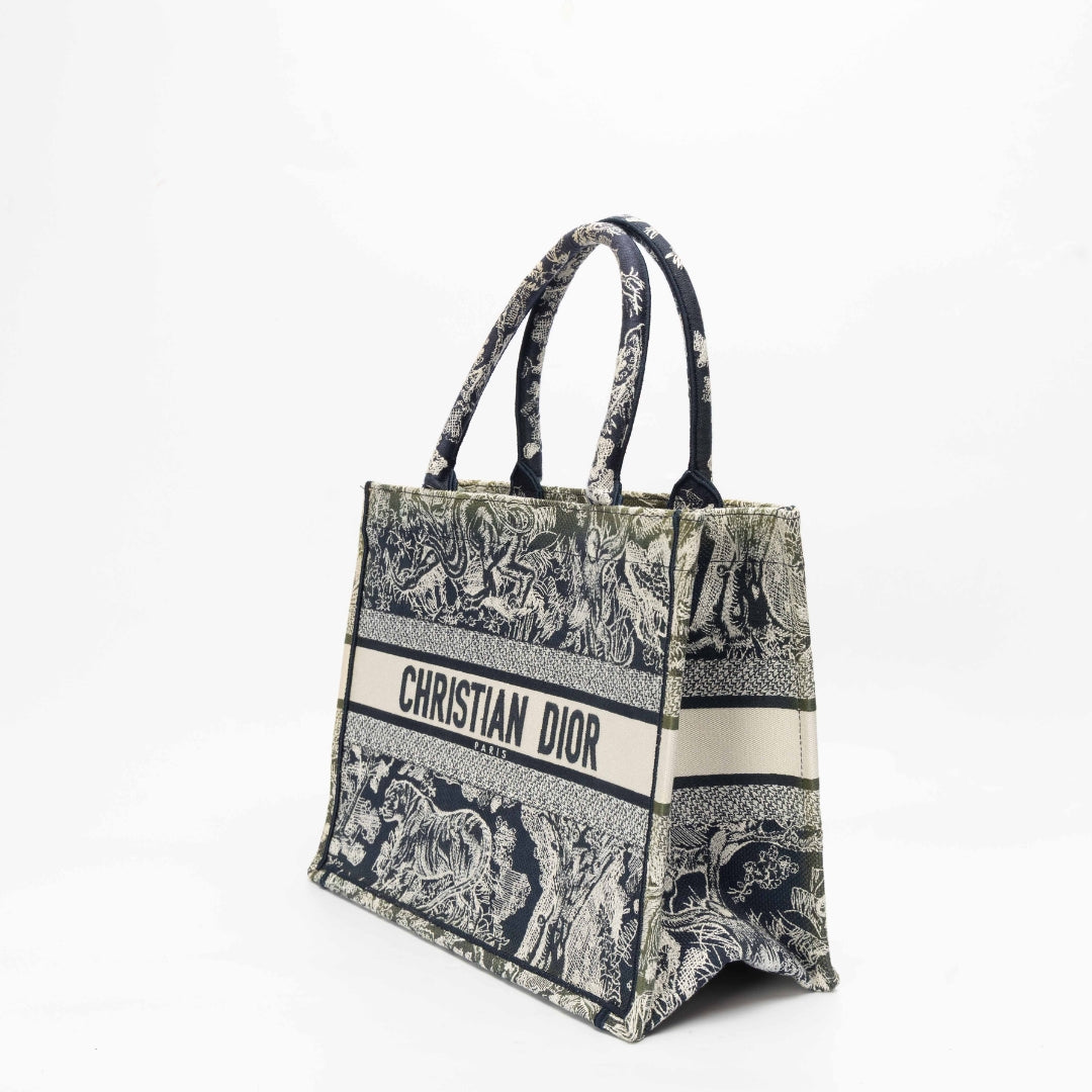Dior Large Reverse Embroidery Book Tote