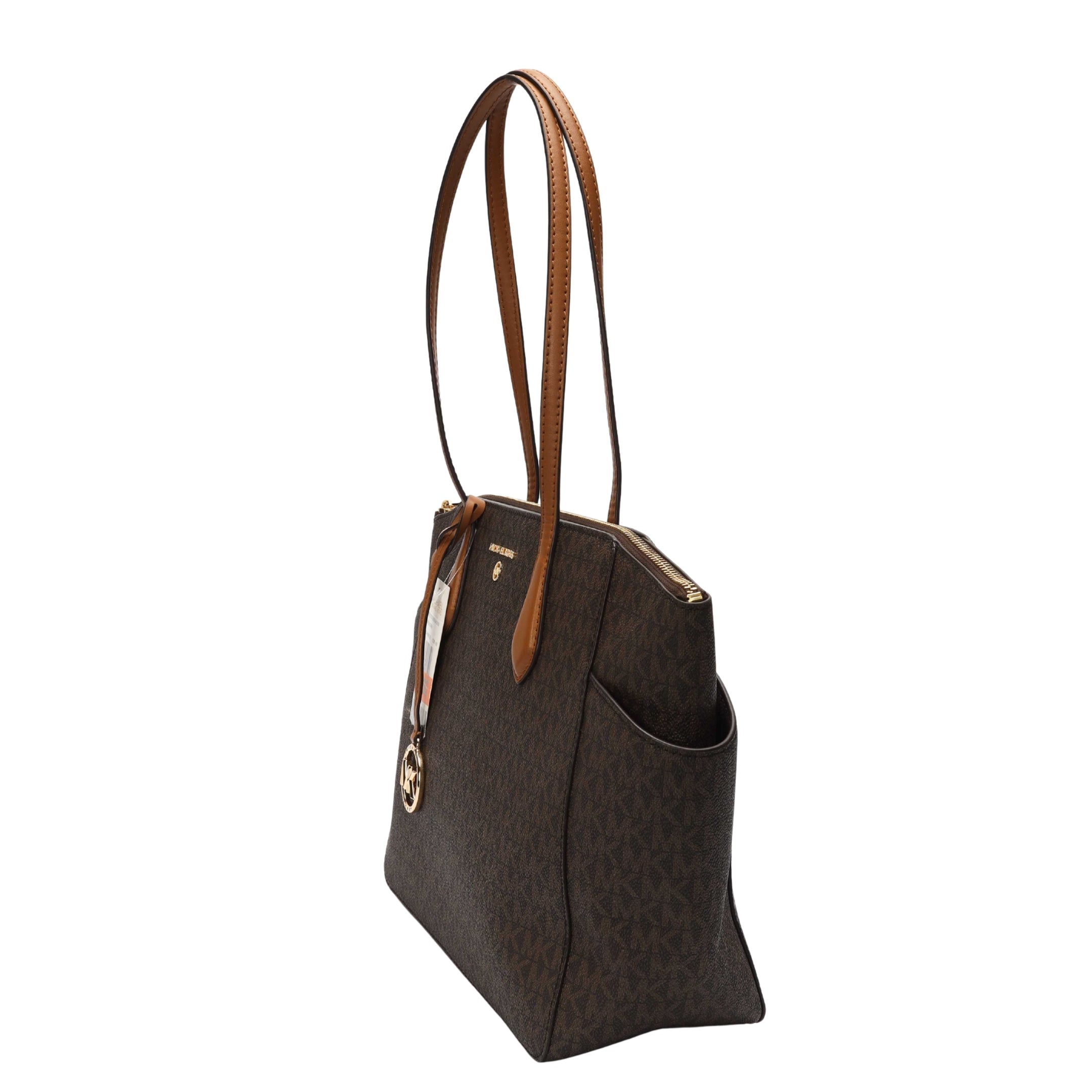 Michael Kors Marilyn Brown Acorn Logo Tote