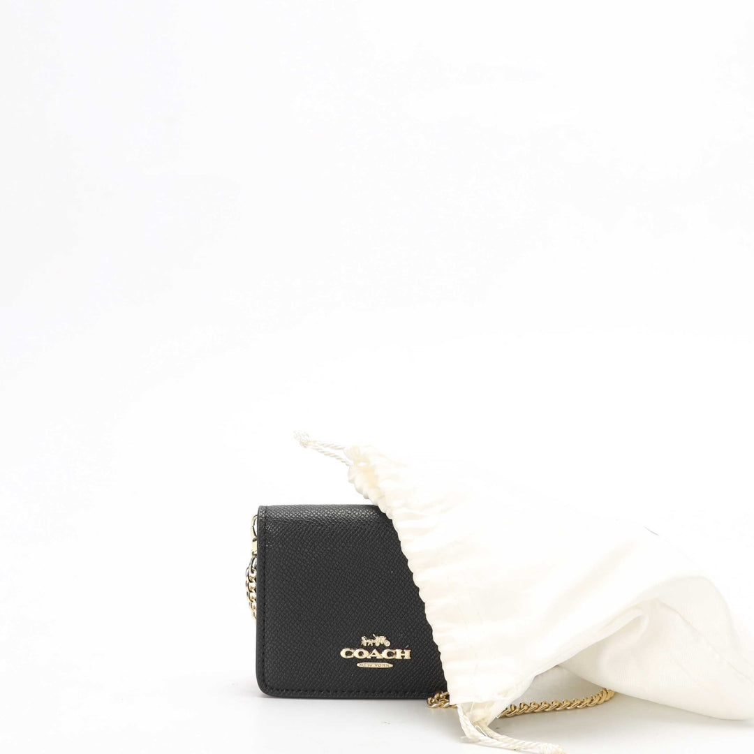 Coach Black Signature Convertible Wallet