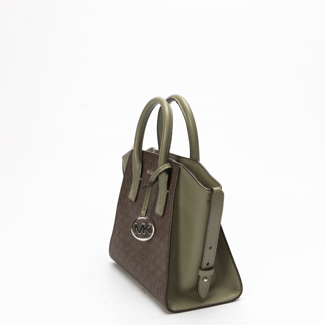 Michael Kors Avril Signature Logo Satchel