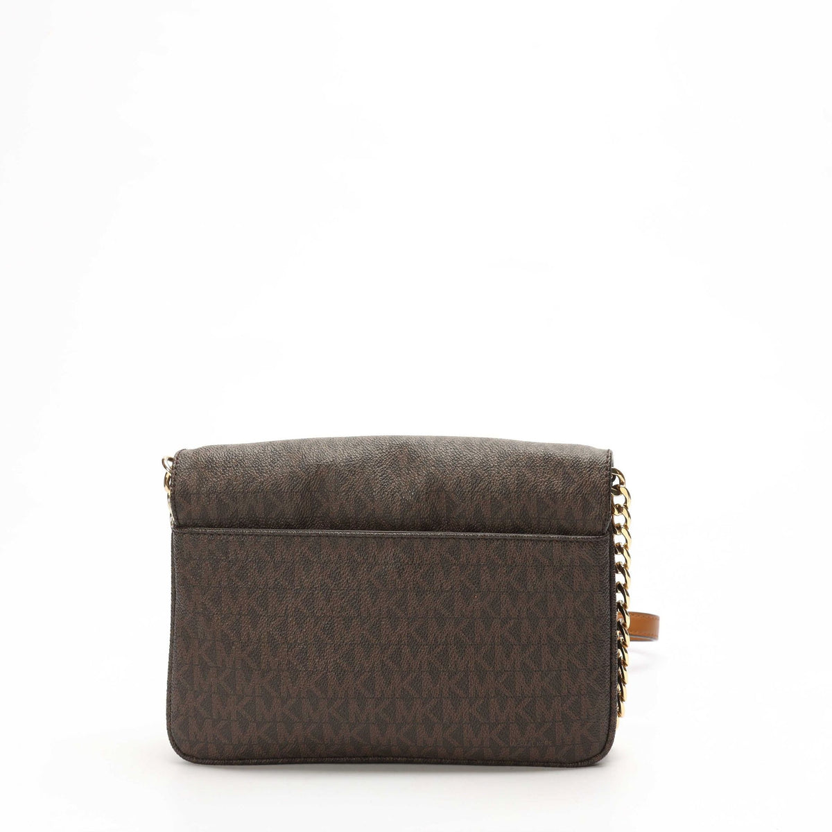 Michael Kors Fulton Flap Brown Crossbody Bag