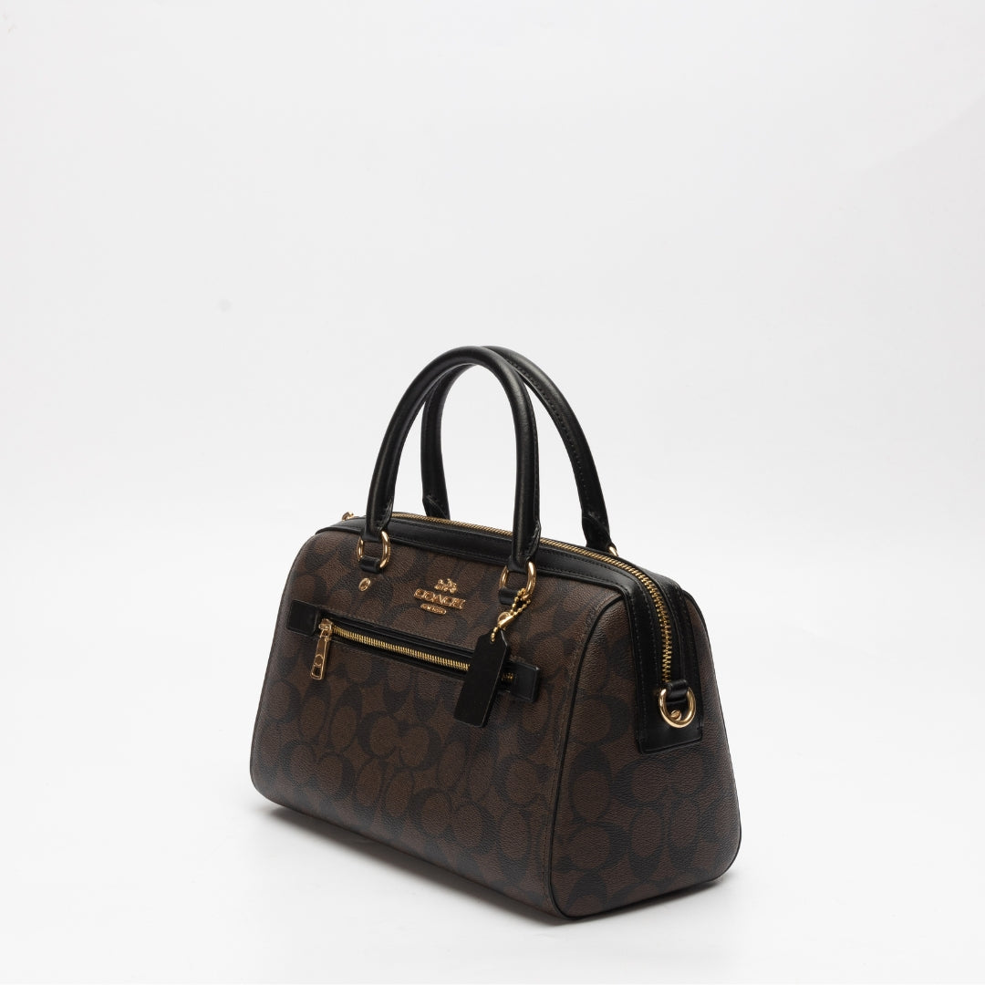 Coach Monogram Rowan Satchel