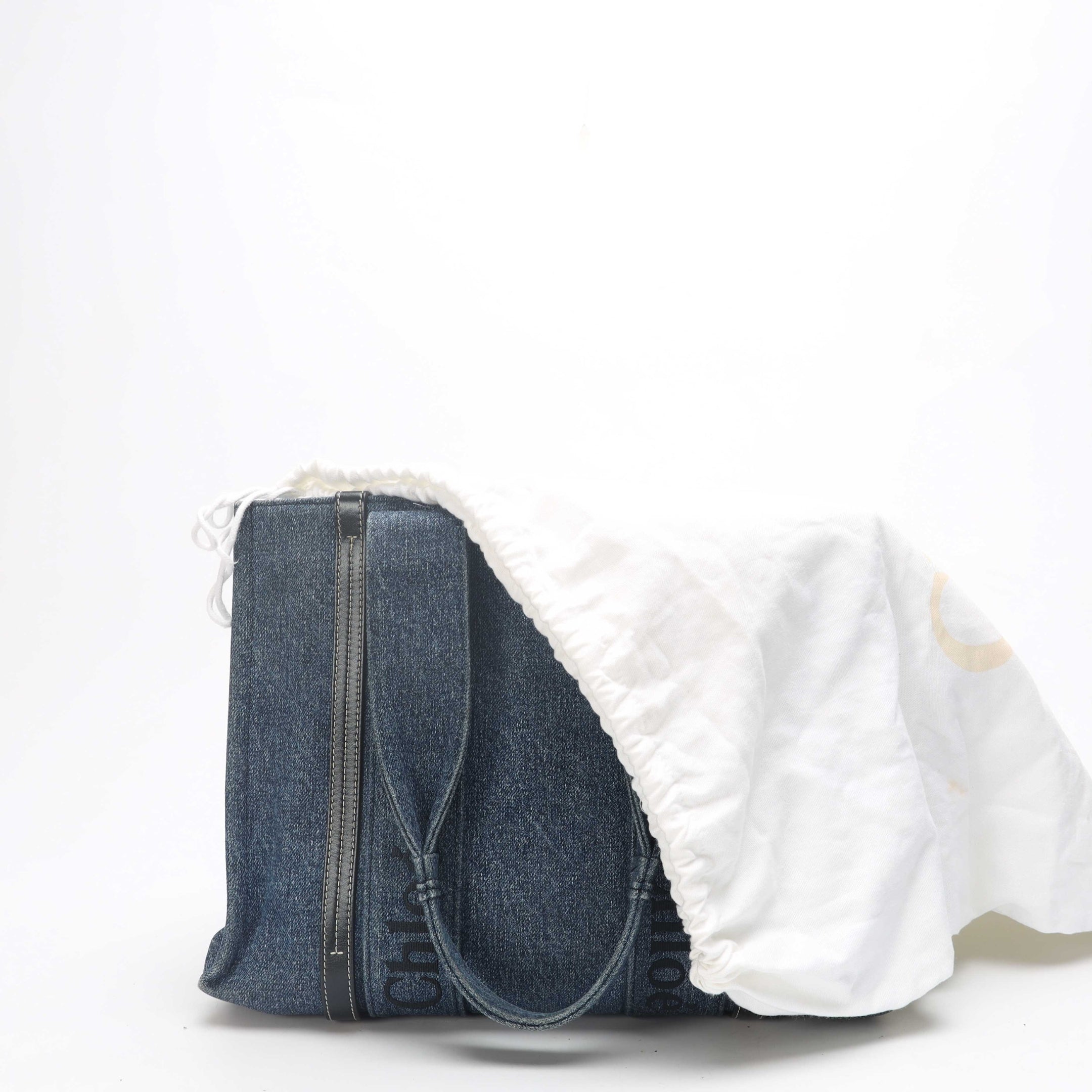 Chloe Denim Woody Tote