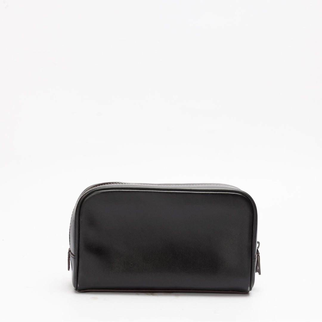 Coach Black Overnight Travel Kit With Coach Script