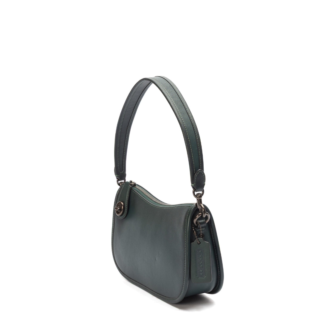 Coach Green Swinger Small Sling Bag