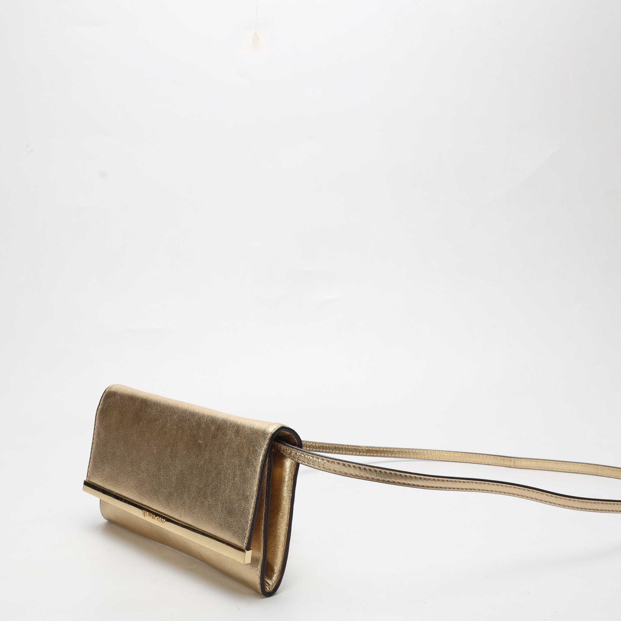 Michael Kors Lana Gold Clutch Bag