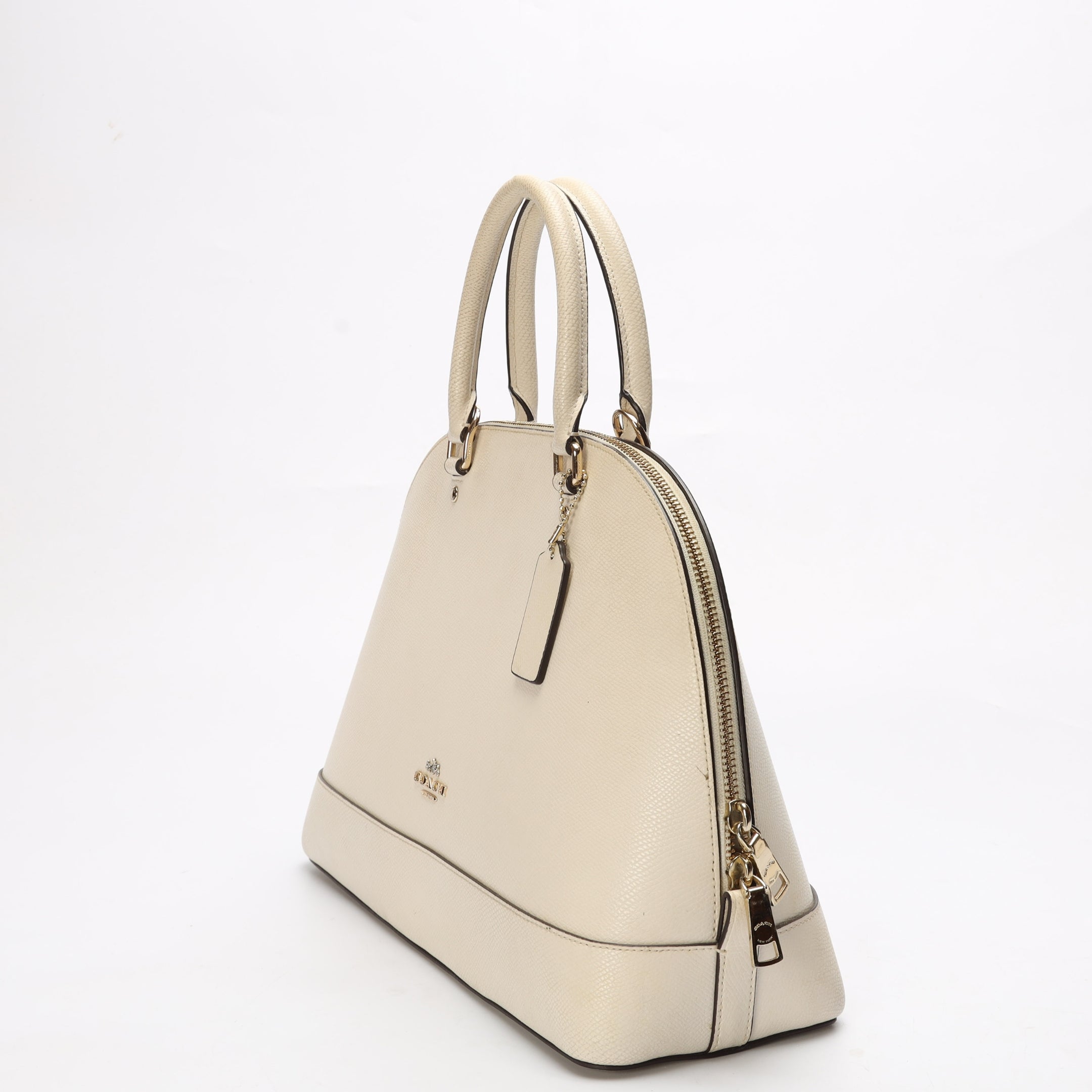 Coach White Sierra Dome Satchel