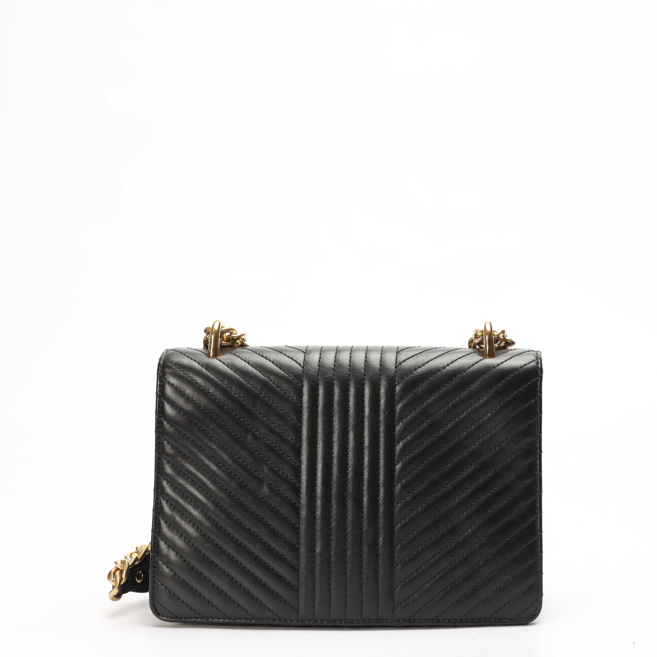 Prada Chevron Impunture Turn Lock Crossbody Bag