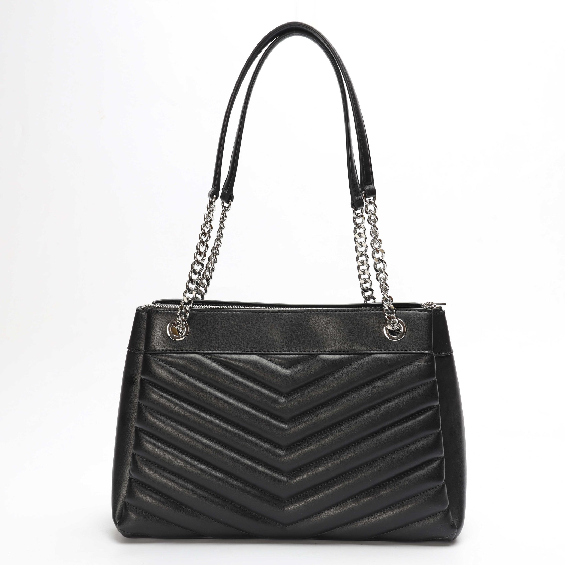 Michael Kors Black Whitney Medium Quilted Tote