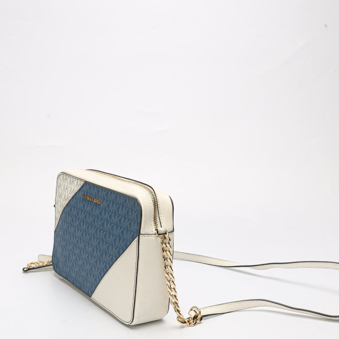 Michael Kors Tri-Color Logo Crossbody Bag