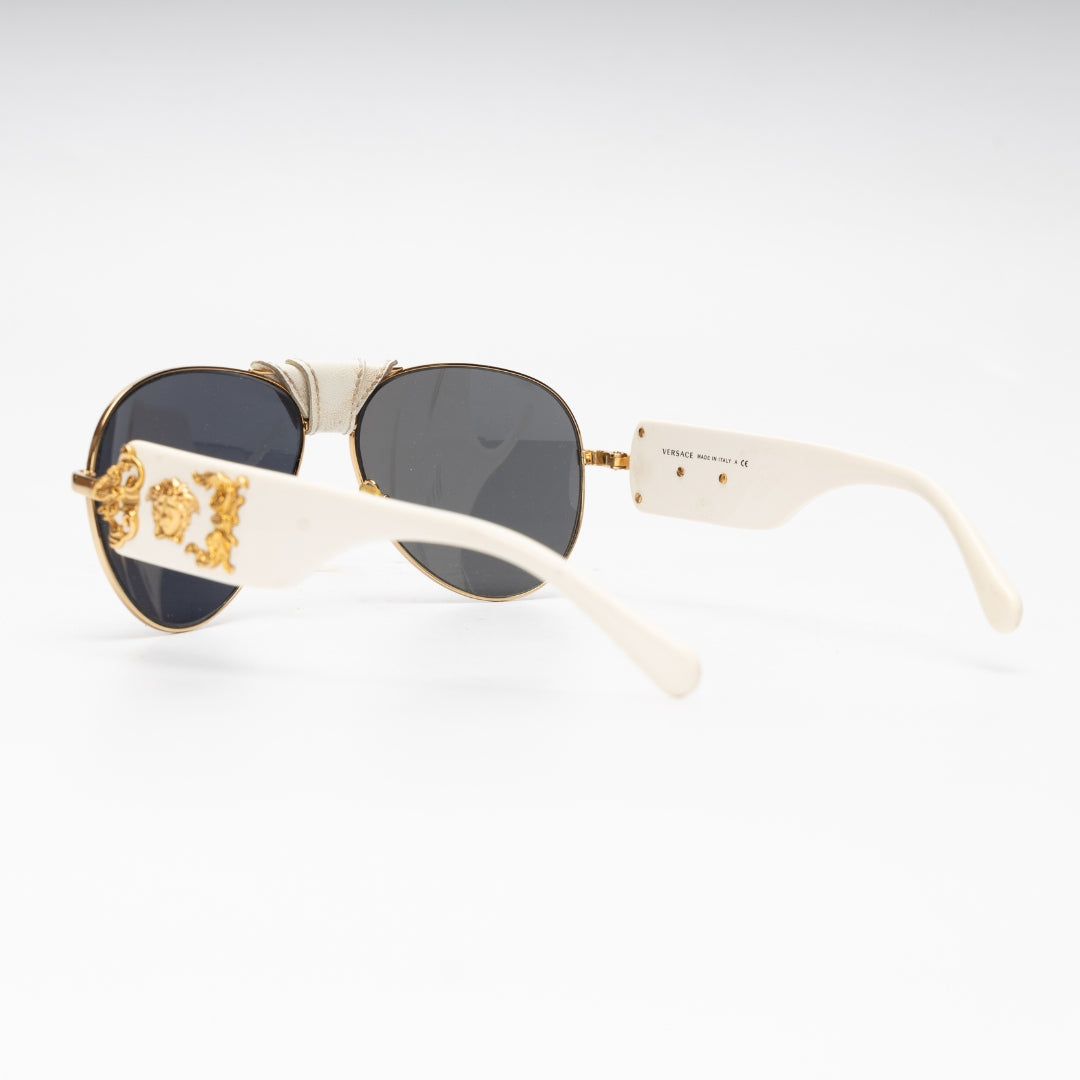 Versace Medusa Logo Pilot Sunglasses