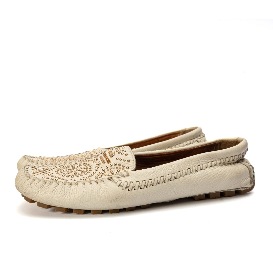 Coach Crosby Driver Studded Loafers