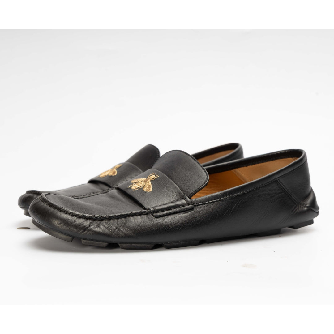 Gucci Bee Embroidery Black Premium Loafer
