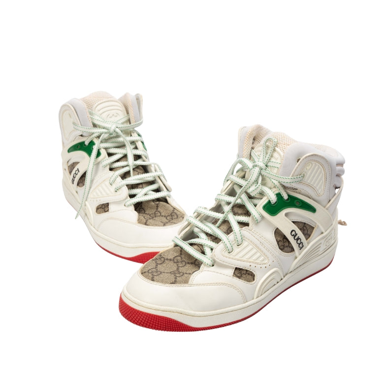 Gucci Men's High Top Basket Sneakers