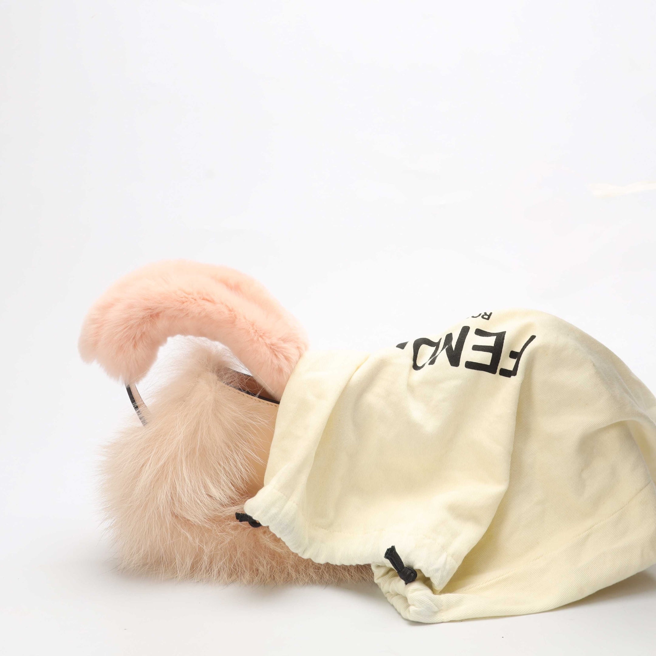 Fendi O'Lock Swing Pale Pink Shoulder Bag
