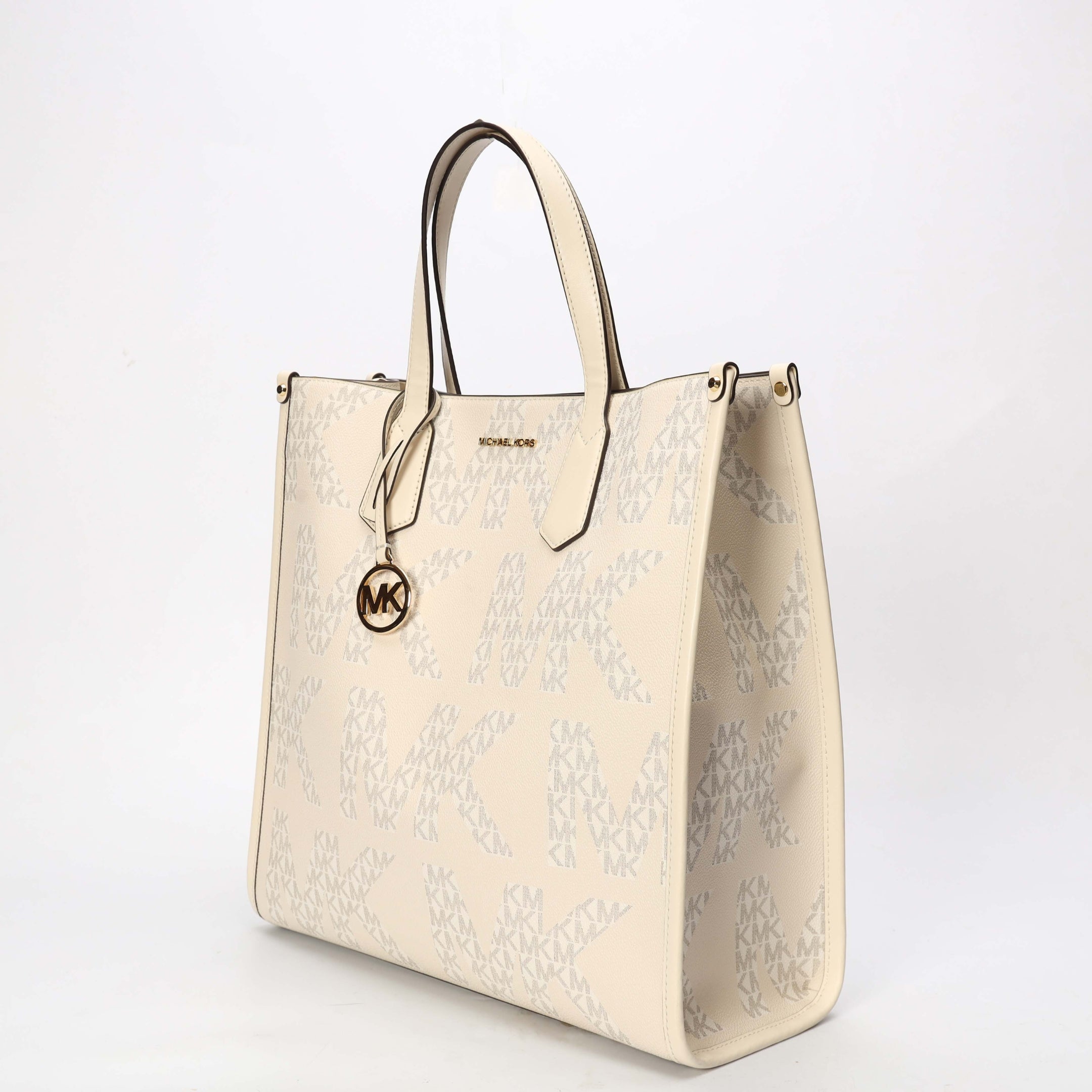 Michael Kors Maple Off White Logo Tote