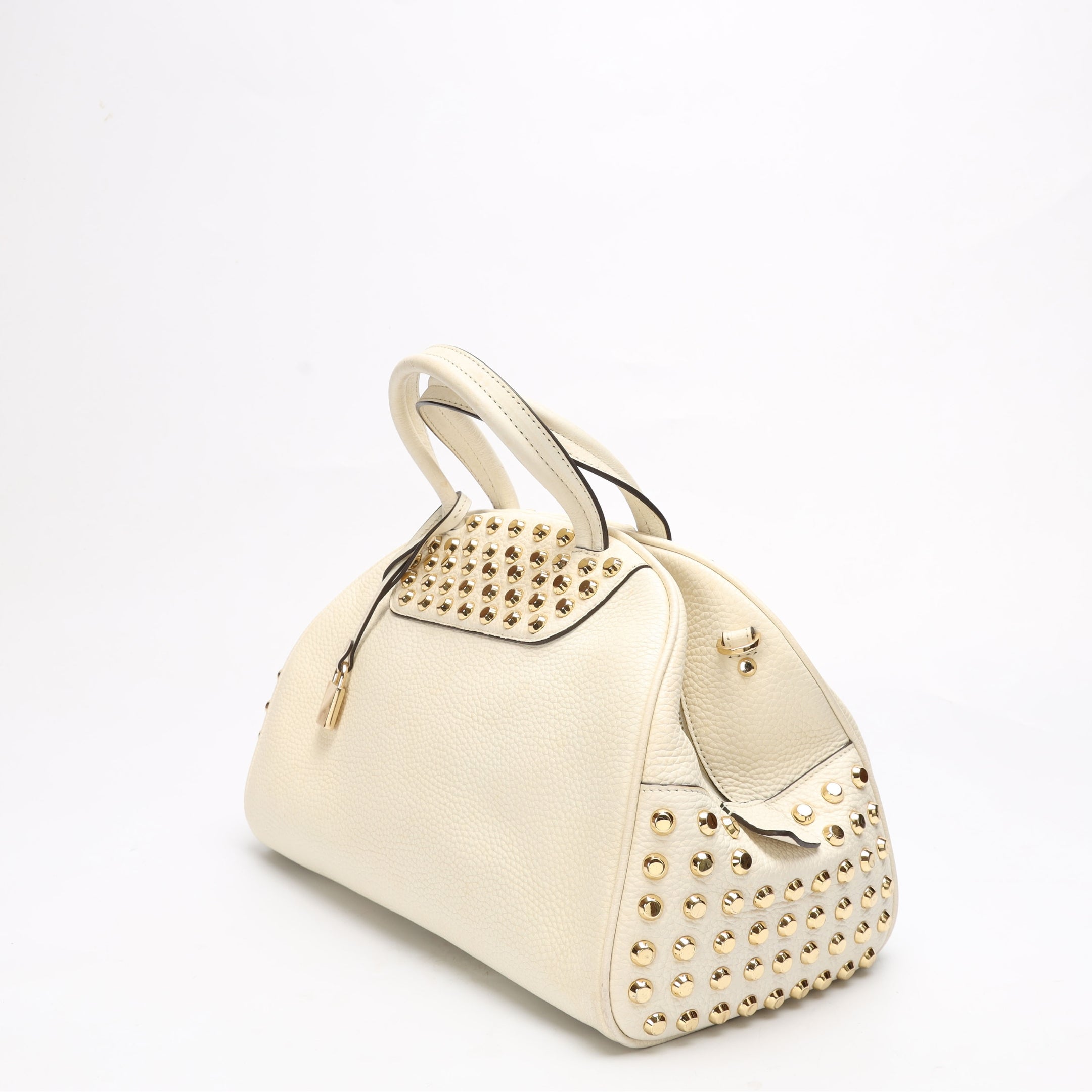 Michael Kors Austin Off White Bowling Bag