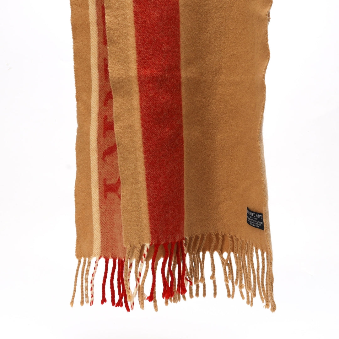 Burberry Reversible Cashmere Jacquard Scarf