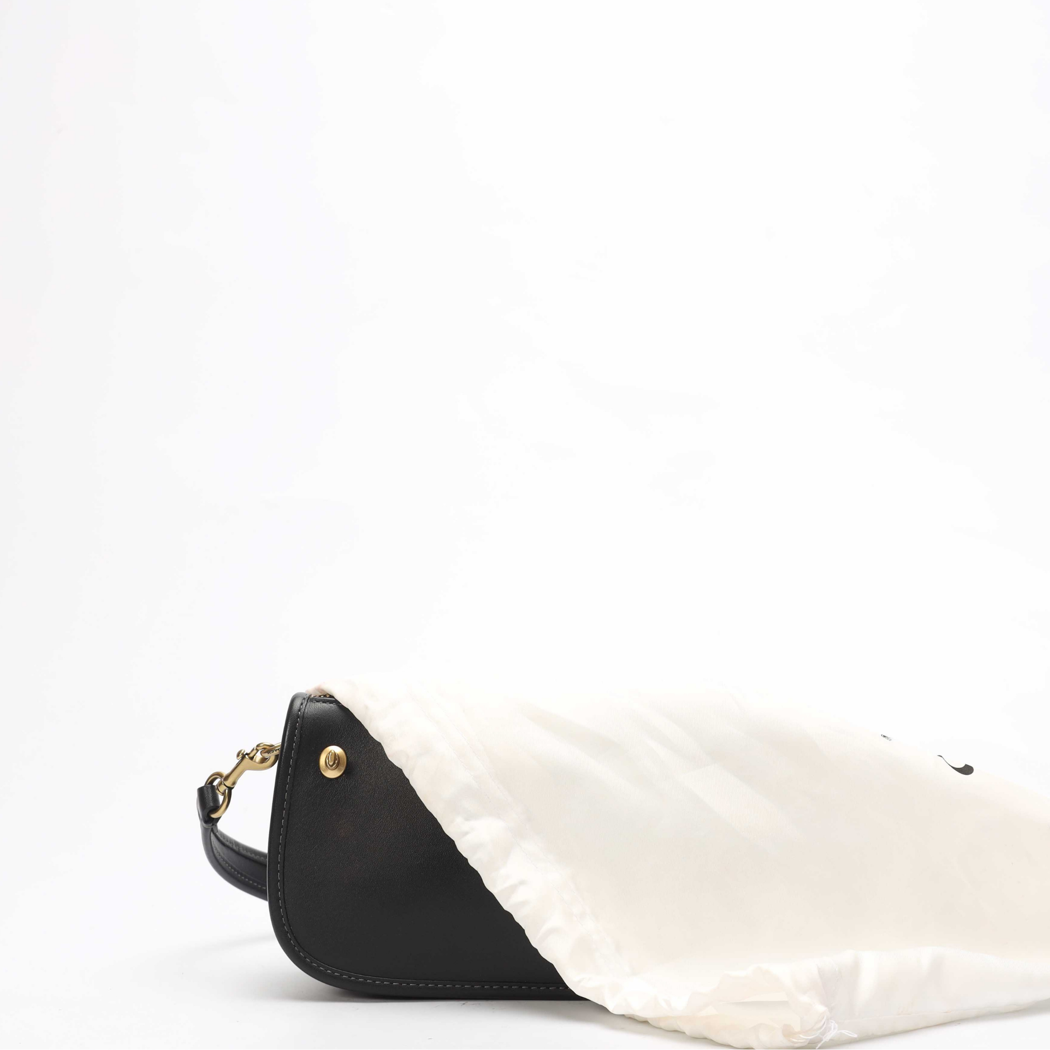 Coach Black Swinger Bag