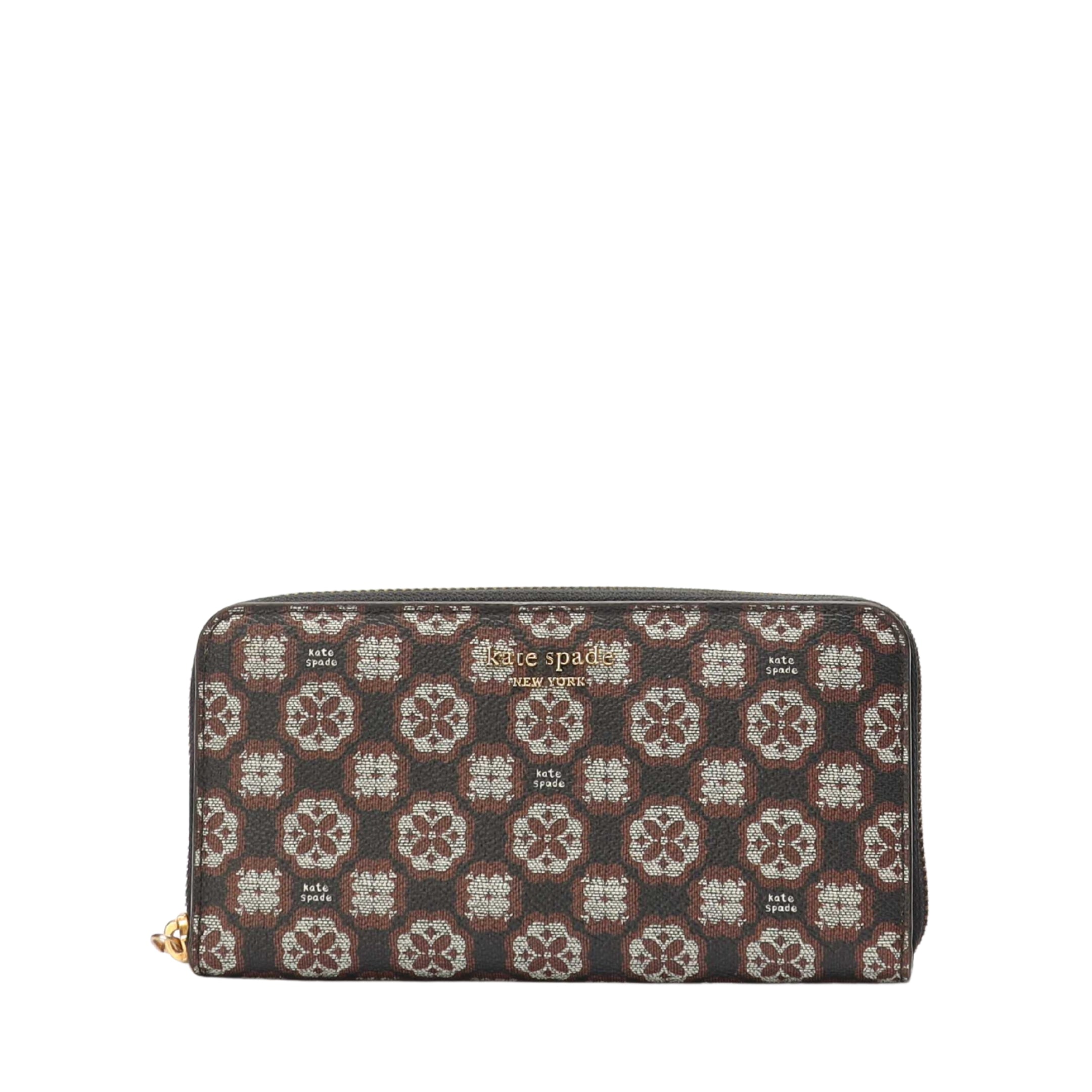 Kate Spade Flower Monogram Continental Wallet