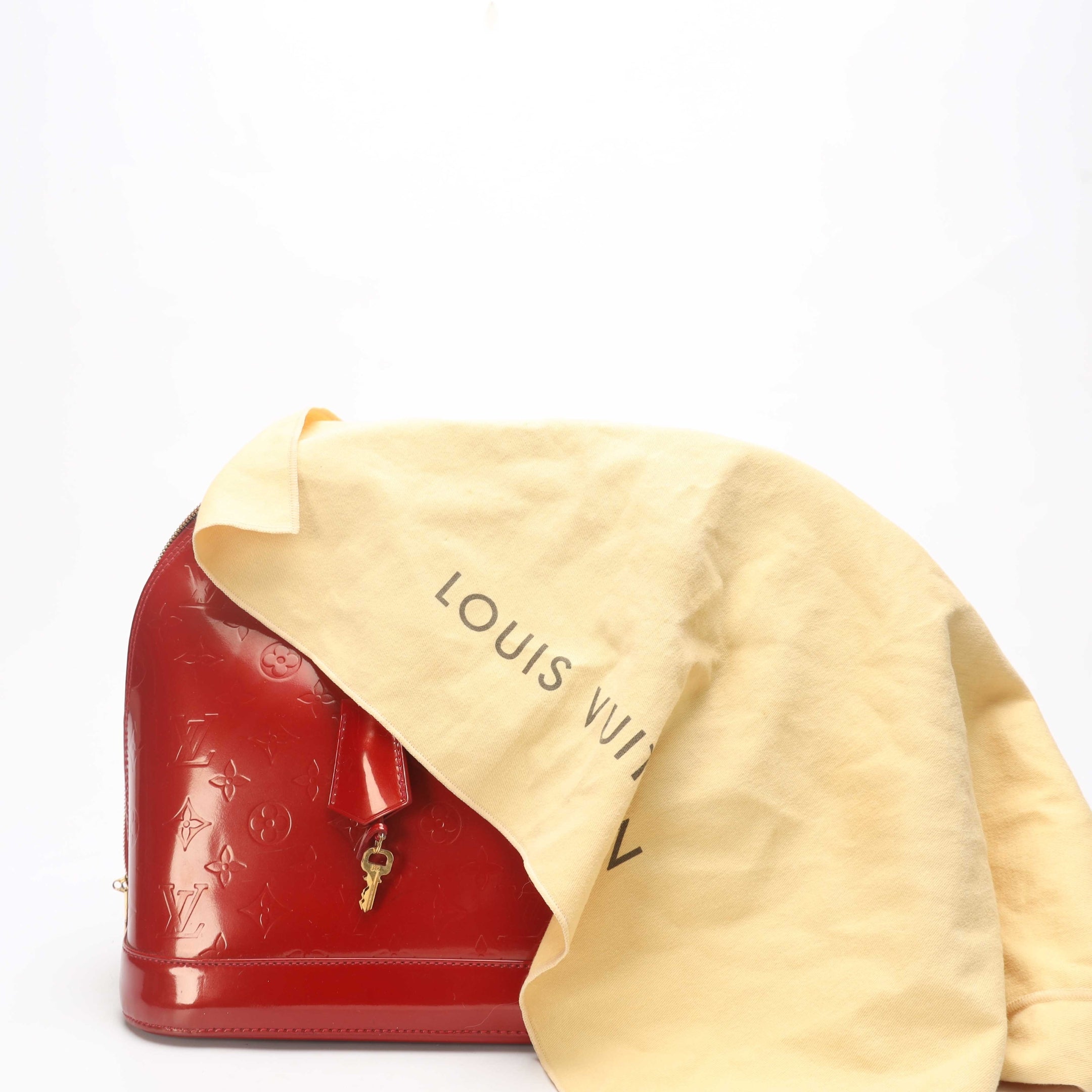 Louis Vuitton Monogram Vernis Alma Satchel
