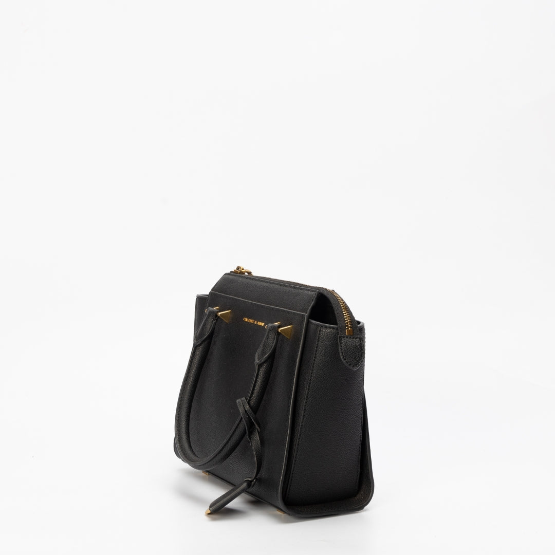 Charles & Keith Black Small Satchel Bag