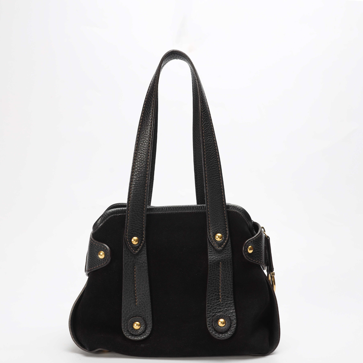 Salvatore Ferragamo Suede Leather Shoulder Bag