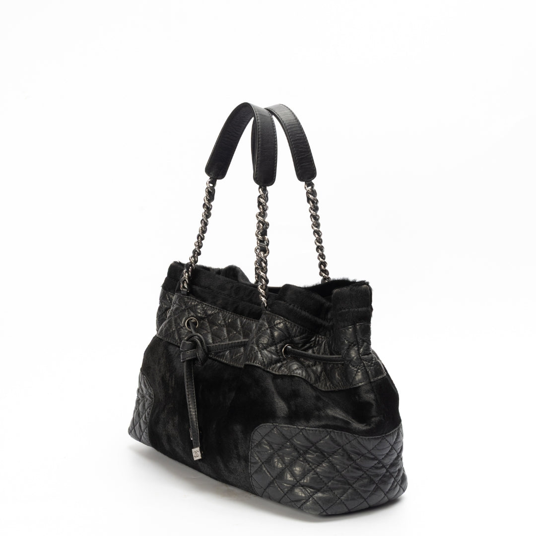 Chanel Miss Pony Black Tote Bag