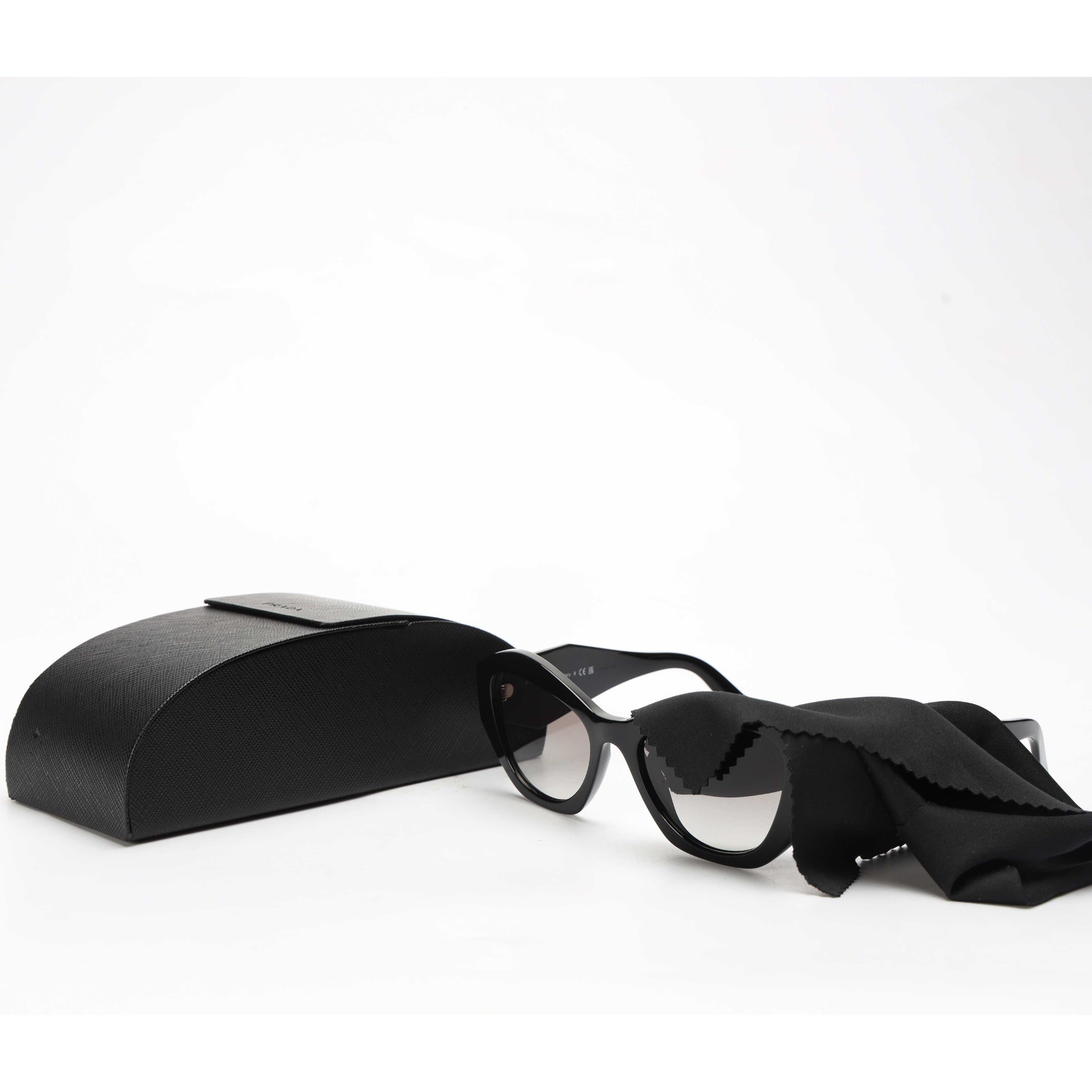 Prada Black Acetate Sunglasses