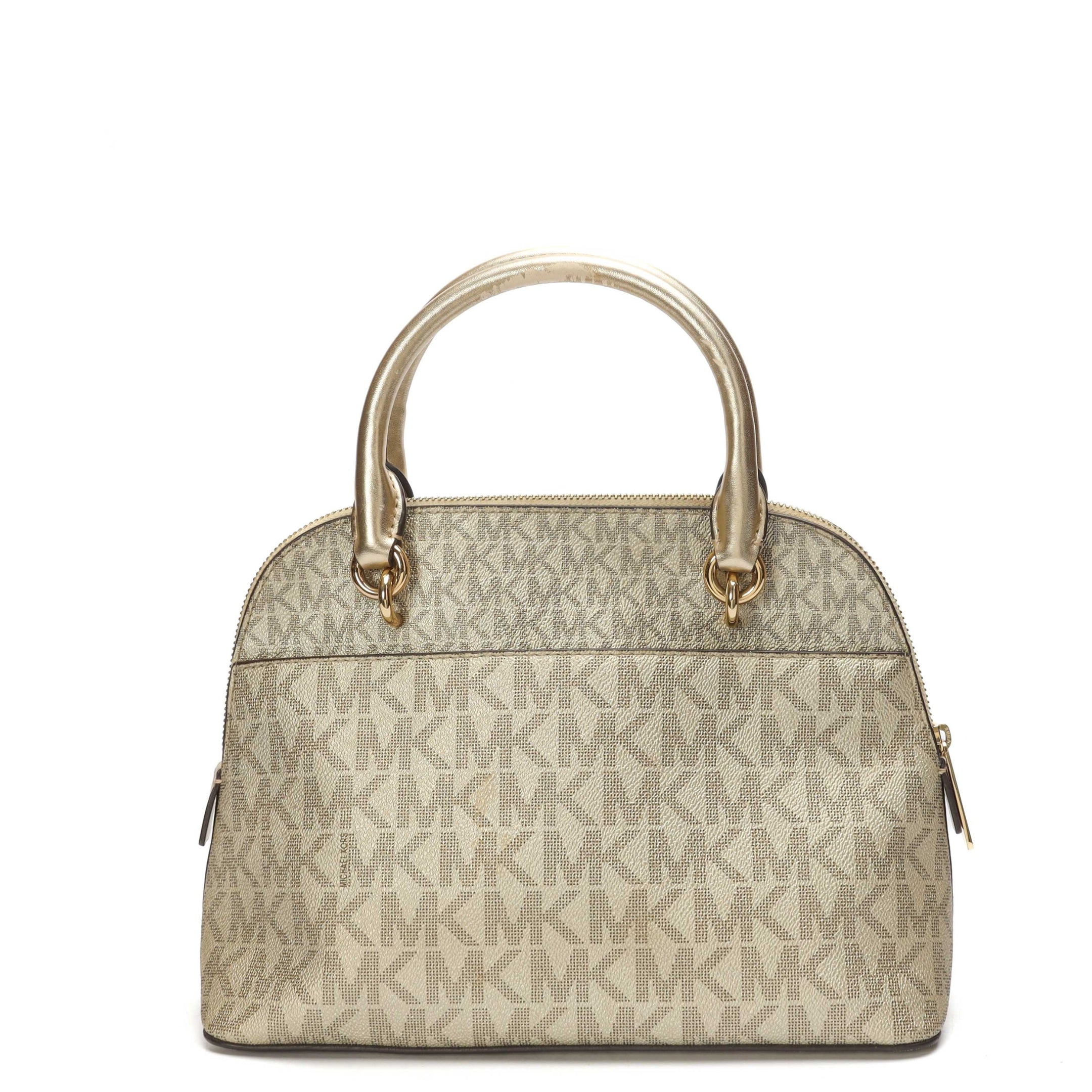 Michael Kors Jet Set Vanilla Logo Dome Satchel