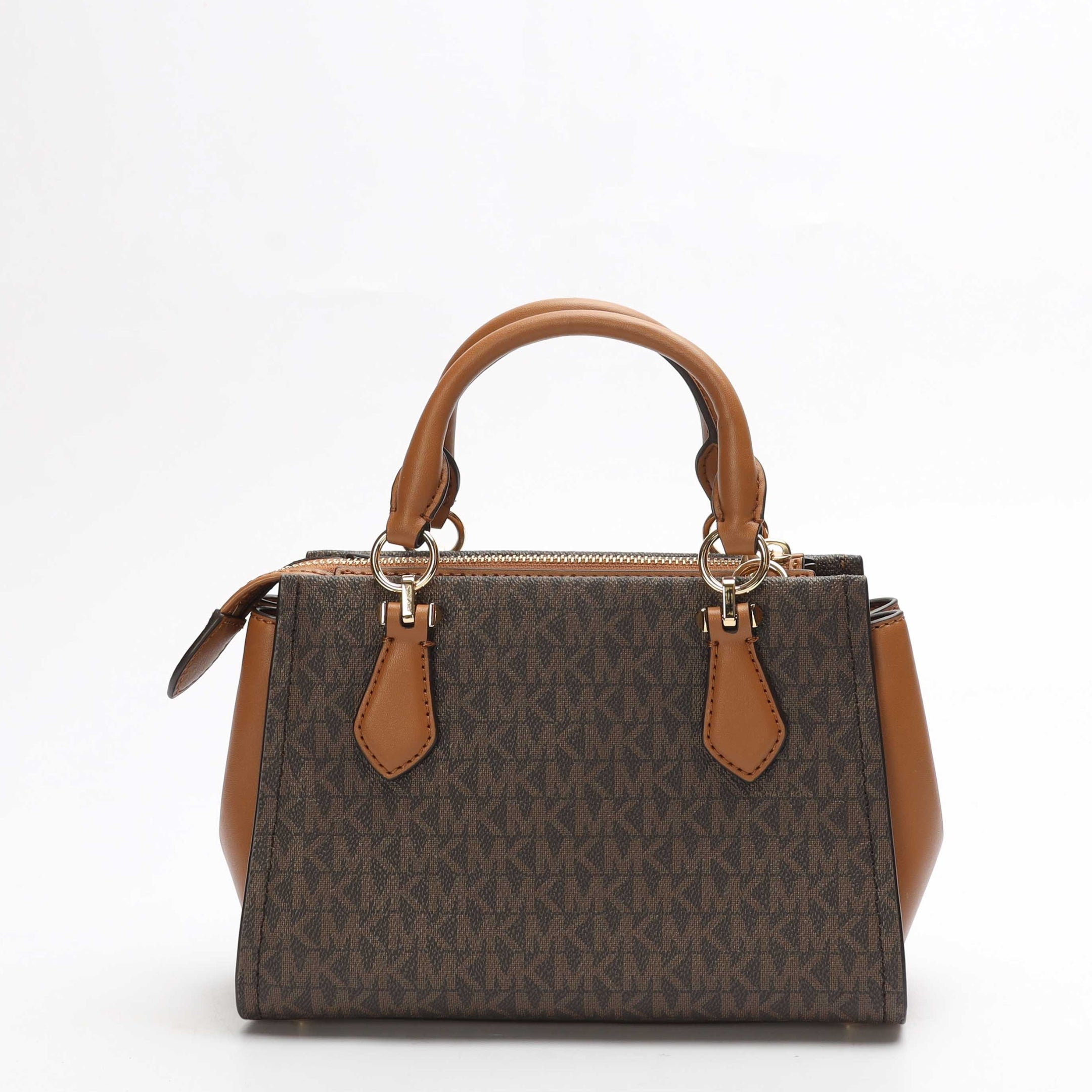 Michael Kors Marilyn Brown Small Logo Satchel