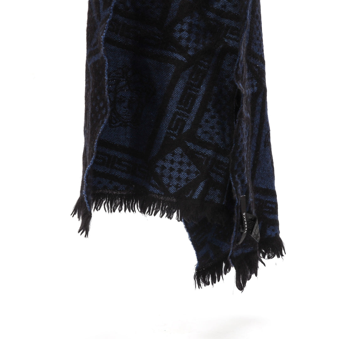 Versace Medusa Pattern Cahmere Scarf