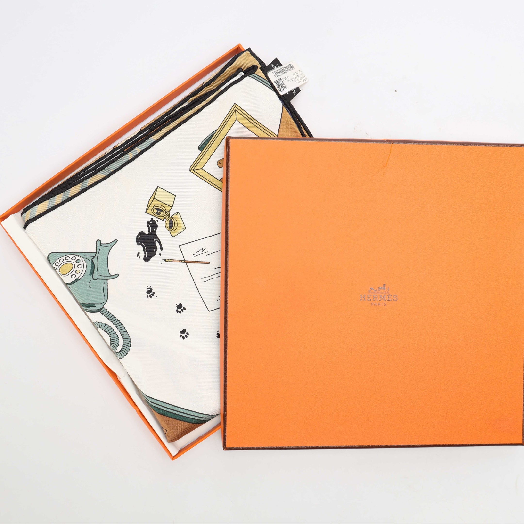 Hermes Hermescope Silk Scarf