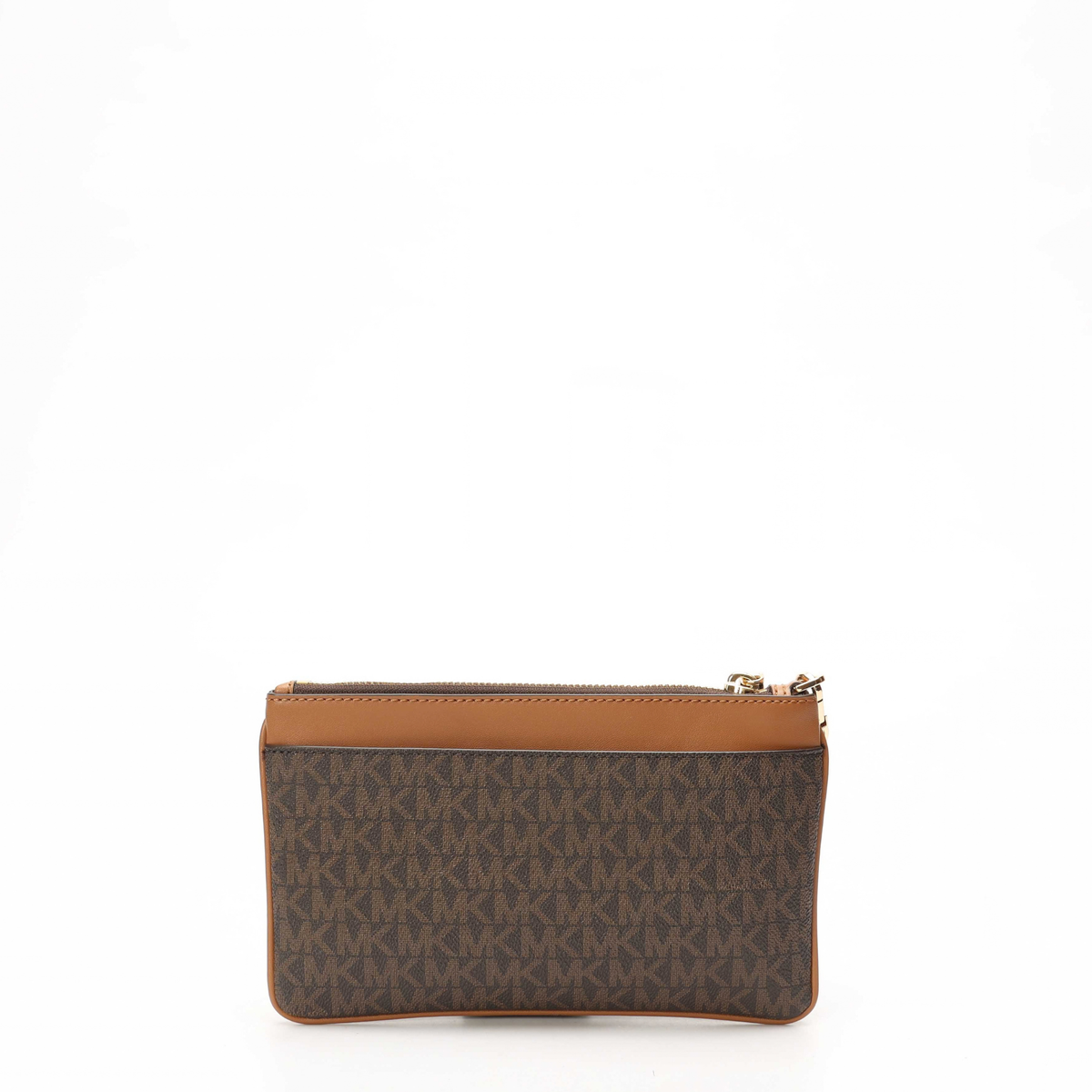 Michael Kors Brown Logo Wristlet