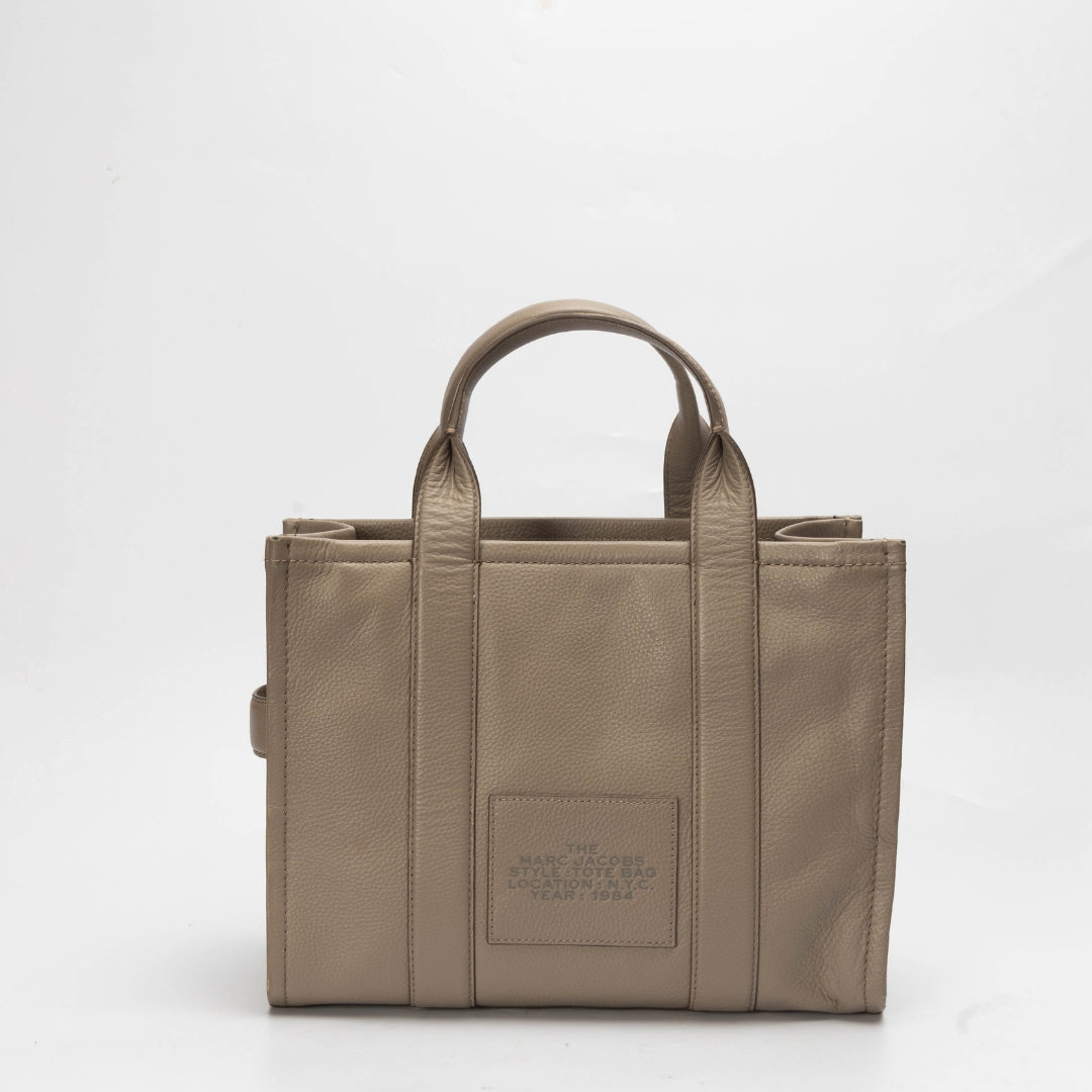 Marc Jacobs Beige The Leather Tote Bag