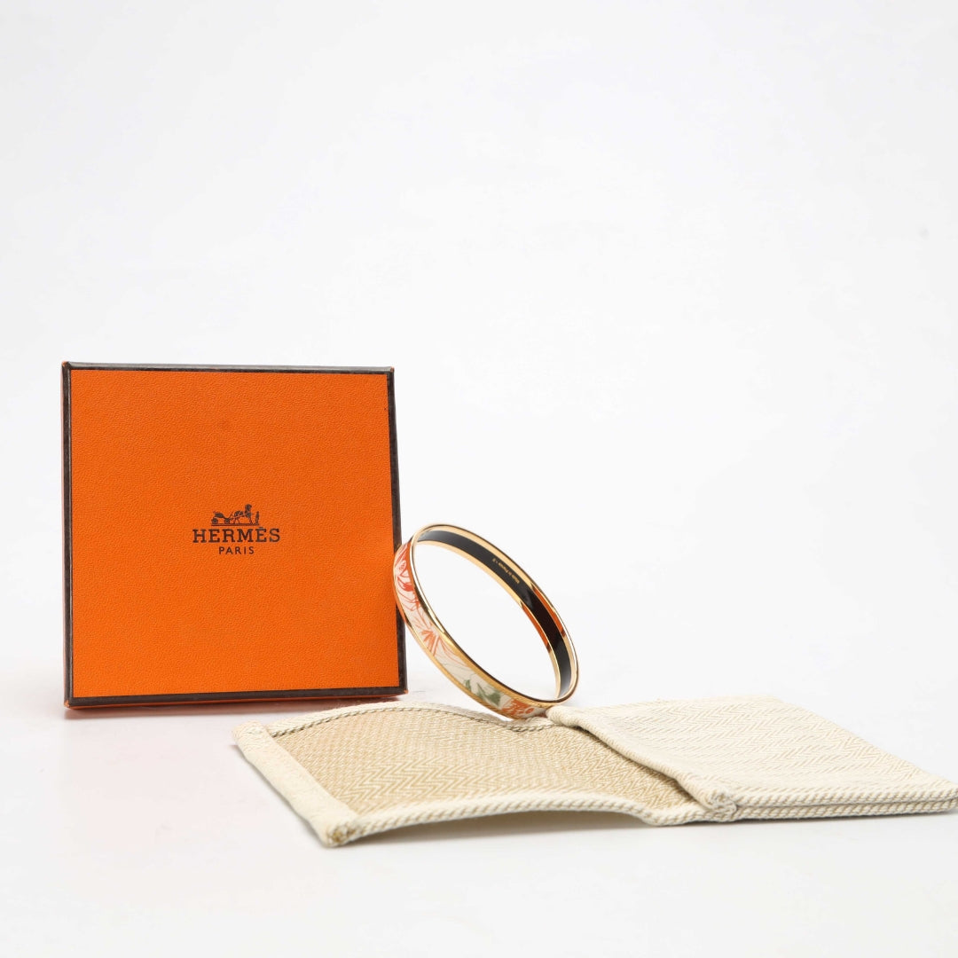 Hermes Leafy Multicolour Bangle