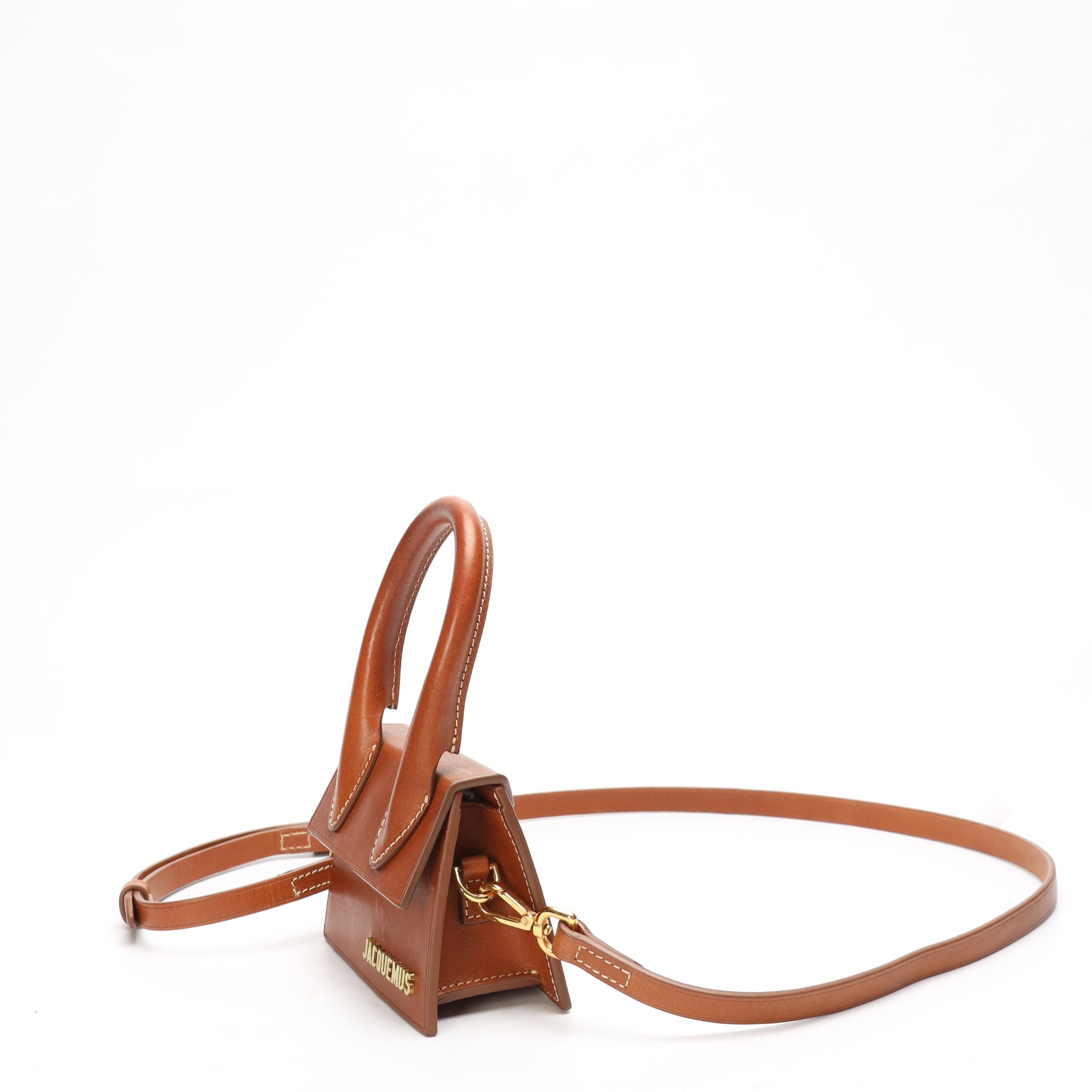 Jacquemus Le Chiquito Moyen Toffee Crossbody Bag