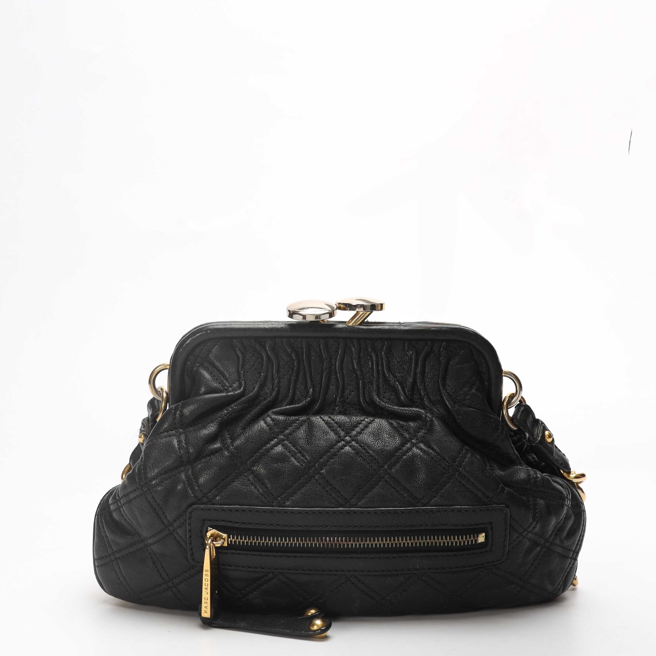 Marc Jacobs Black Quilted Stam Satchel