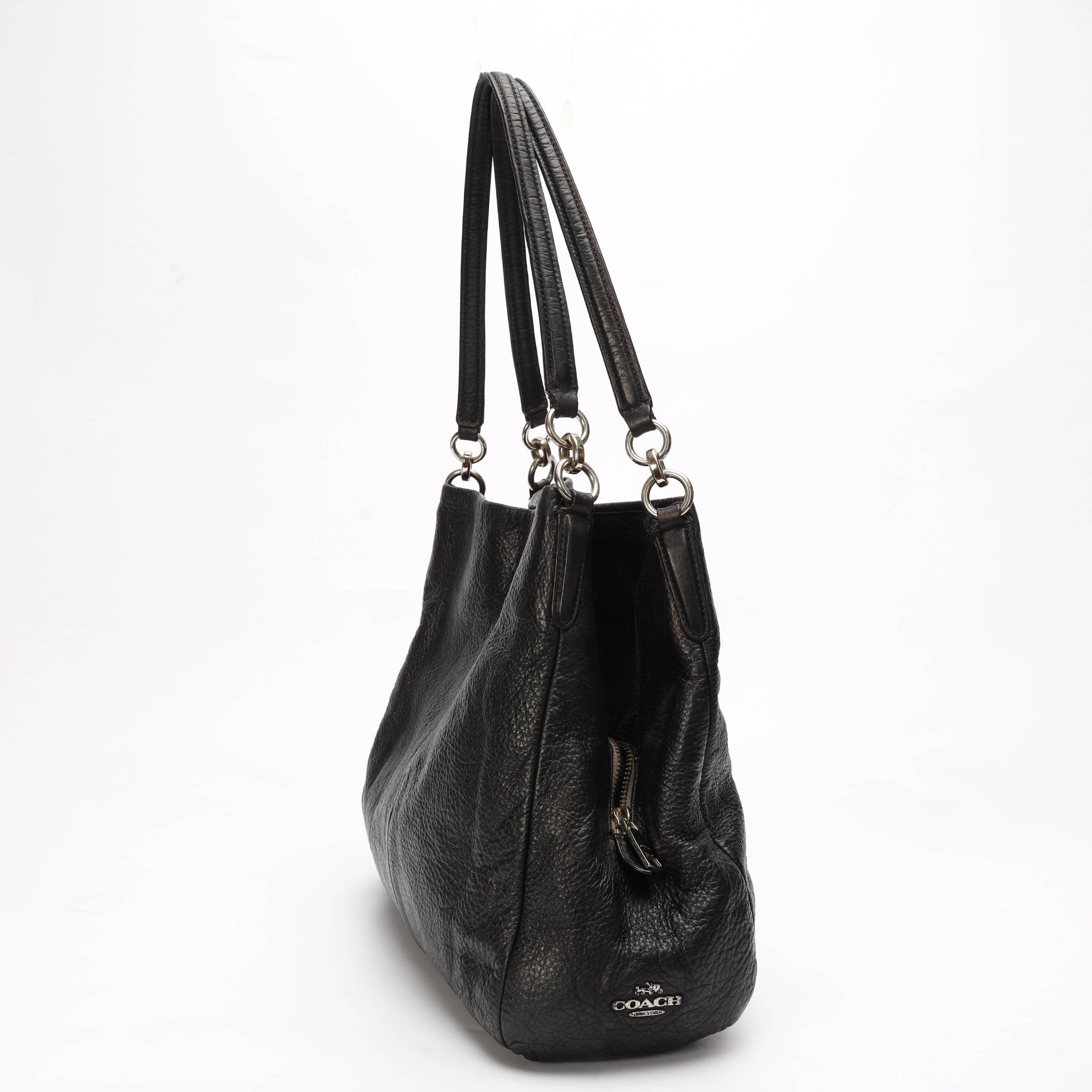 Coach Black Edie Hobo Bag